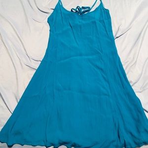 Blue mini sun dress